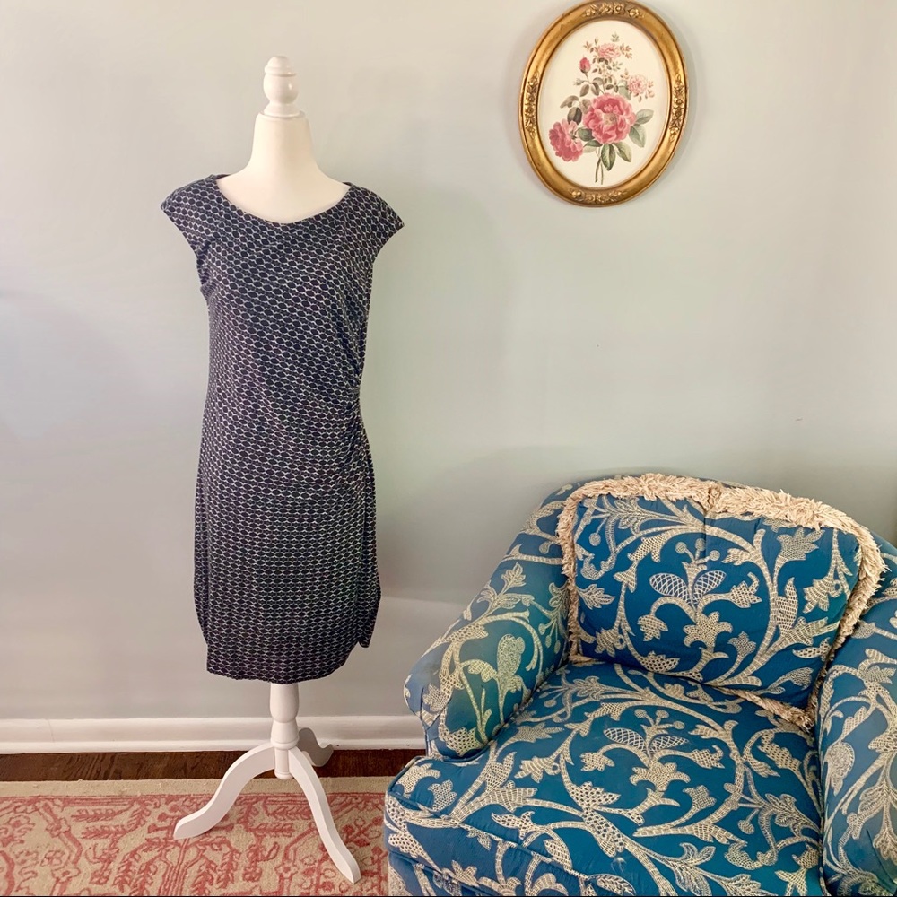 Loft Petite Ruched Dress